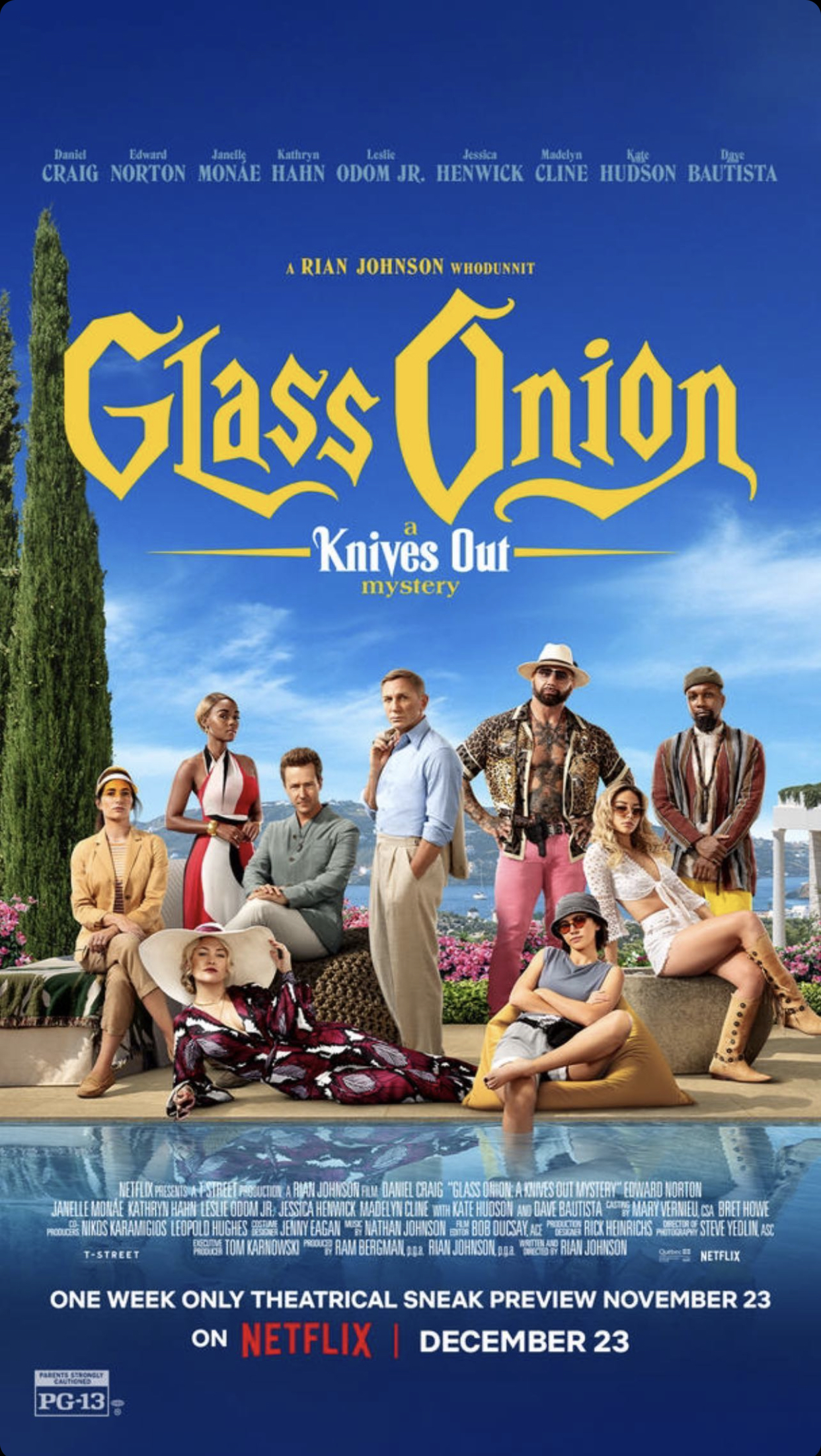 Glass Onion poster