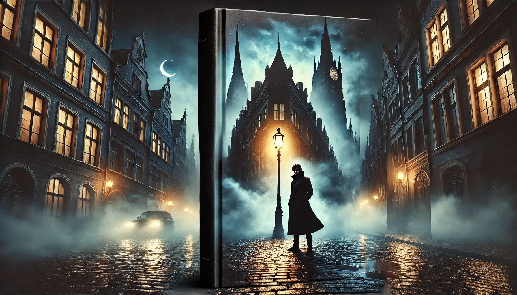 ChatGPT: Here’s a mysterious and atmospheric cover that reflects the feel of the name options! It captures the noir, gothic, and thriller vibes you might want to associate with your writing.