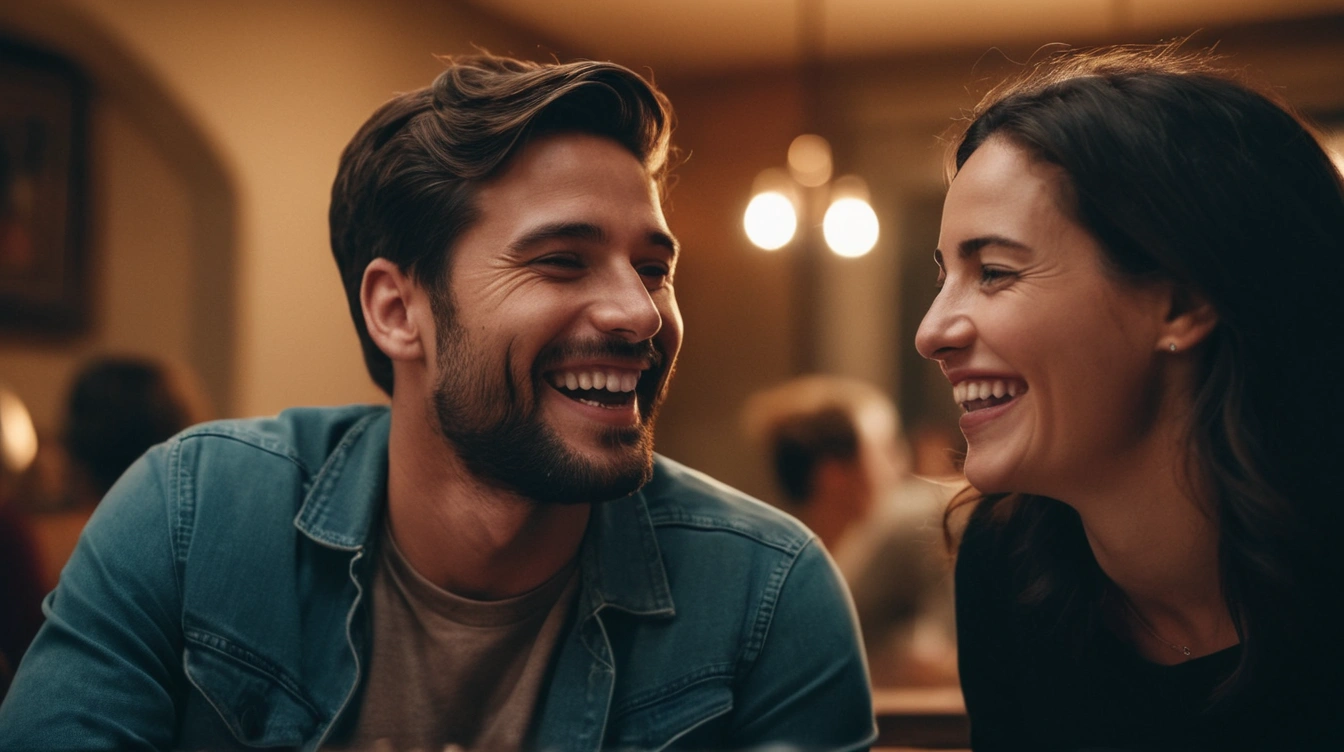 Friends laughing in an environment of trustworthiness and confidence